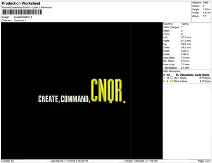 Create CNQR