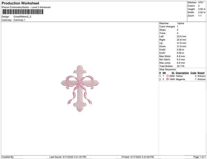 Cross Ribbon