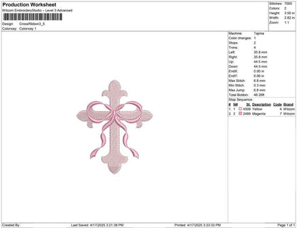 Cross Ribbon