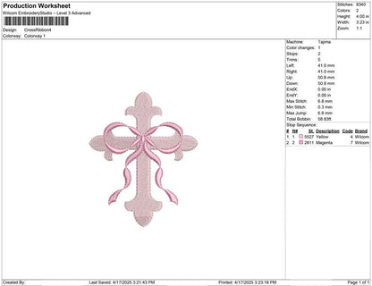 Cross Ribbon