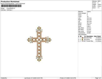 Cross X Motif