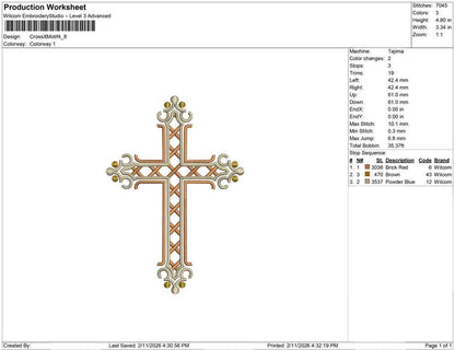 Cross X Motif