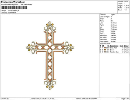 Cross X Motif