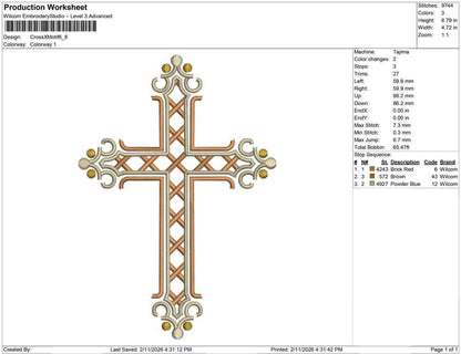 Cross X Motif