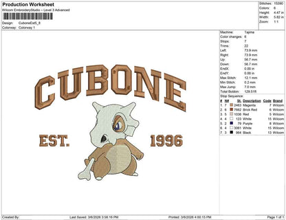 Cubone Est
