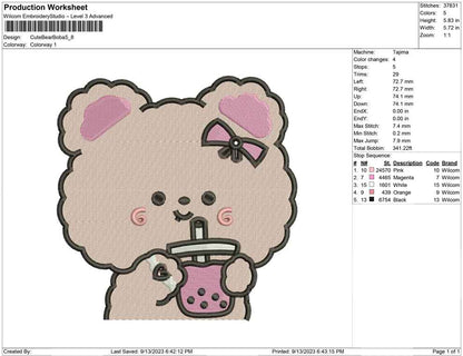 Cute Bear Boba