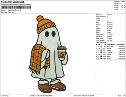 Cute Ghost Drink