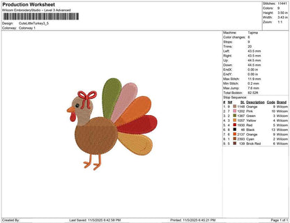 Cute Little Turkey