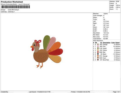 Cute Little Turkey