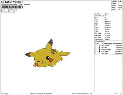 Cute Pikachu