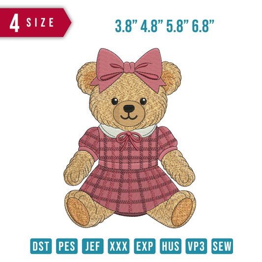 Cute Teddy Bear Girl