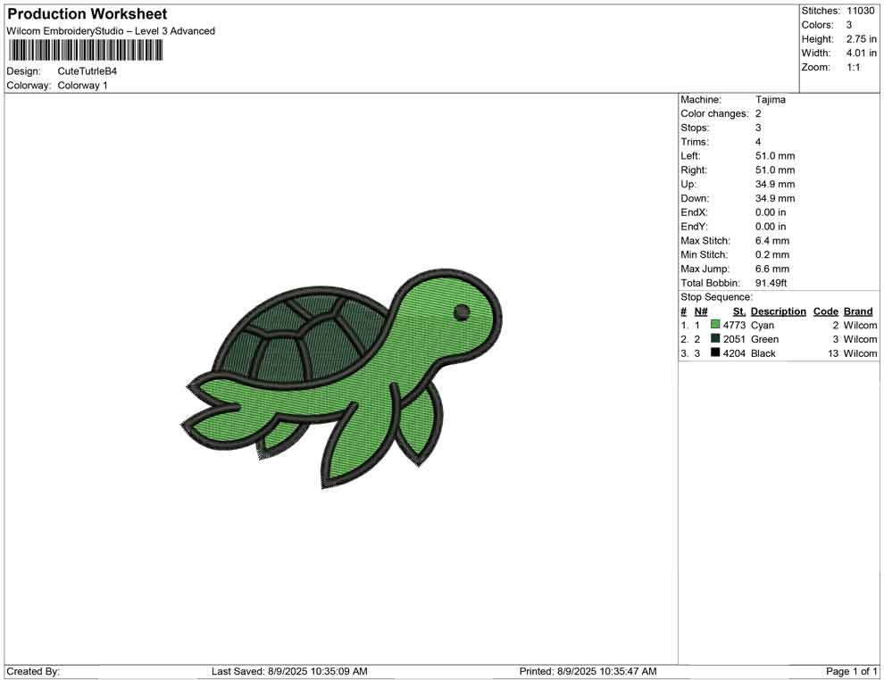 Cute Turtle B