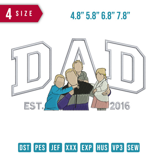 DAD 3 childrens