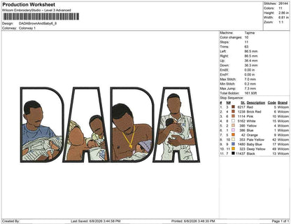 DADA Brown And Baby