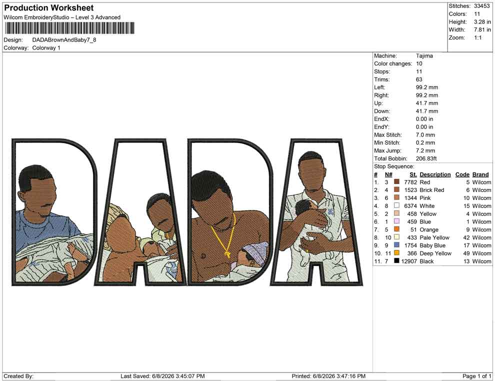 DADA Brown And Baby