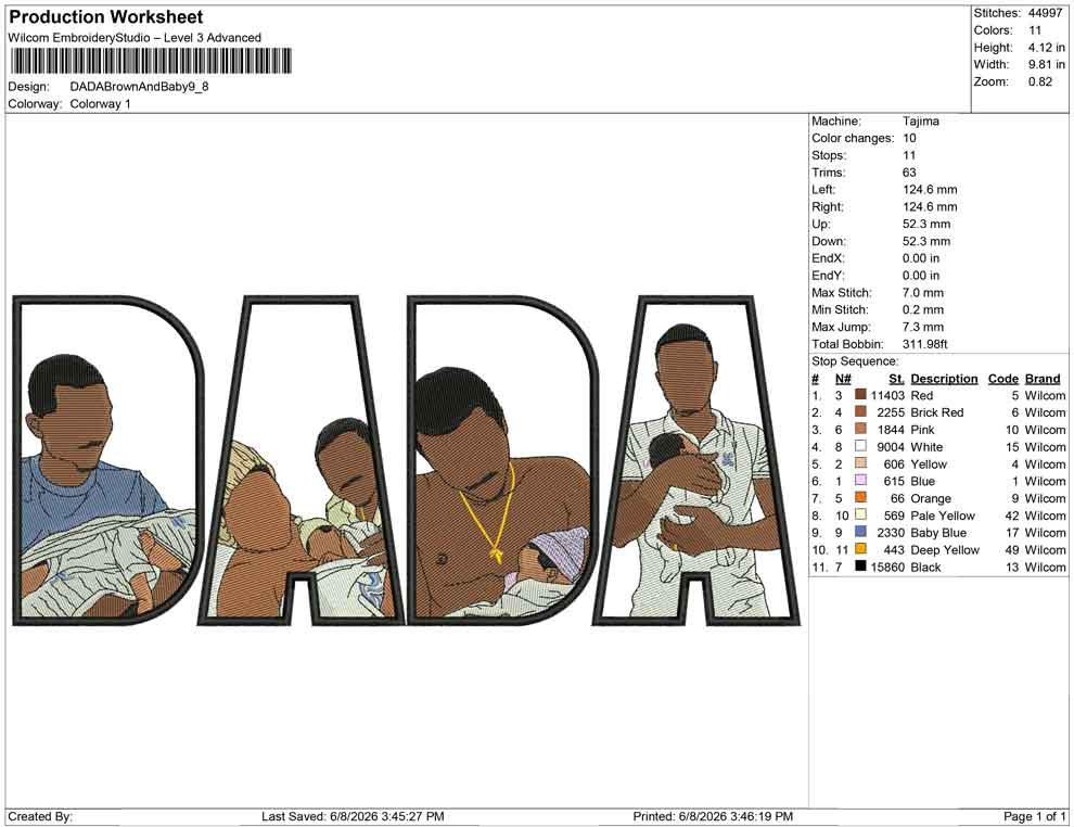 DADA Brown And Baby