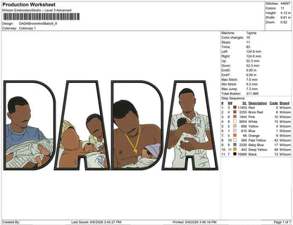 DADA Brown And Baby