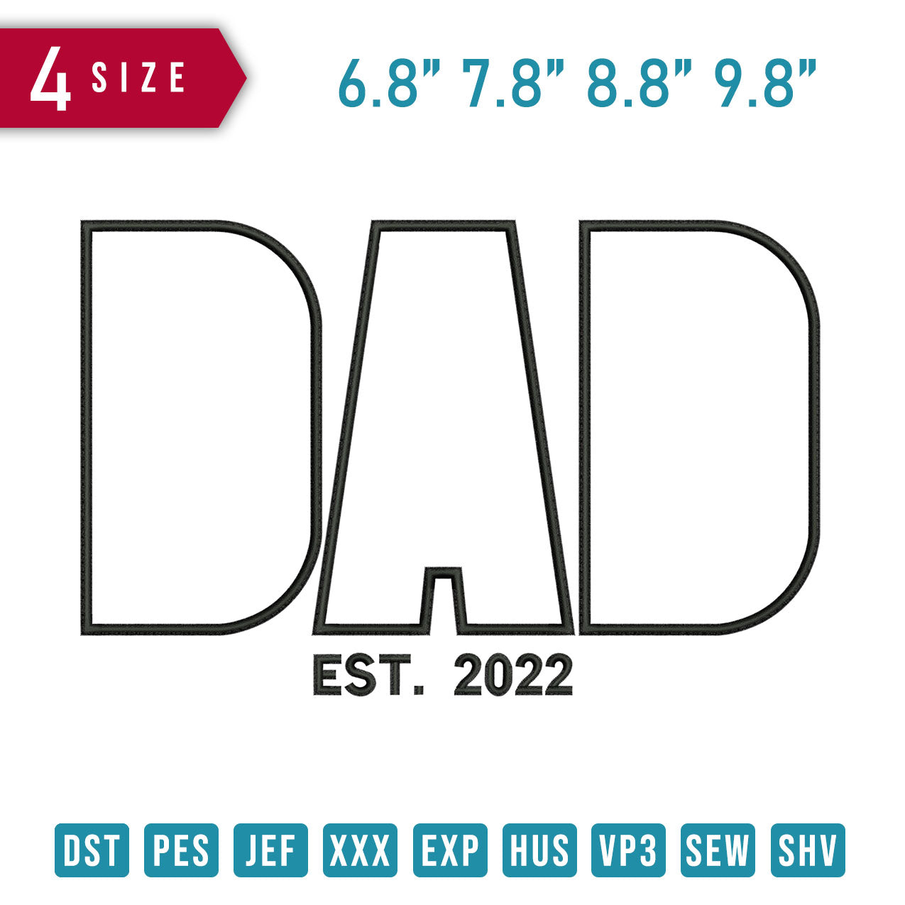 DAD Applique