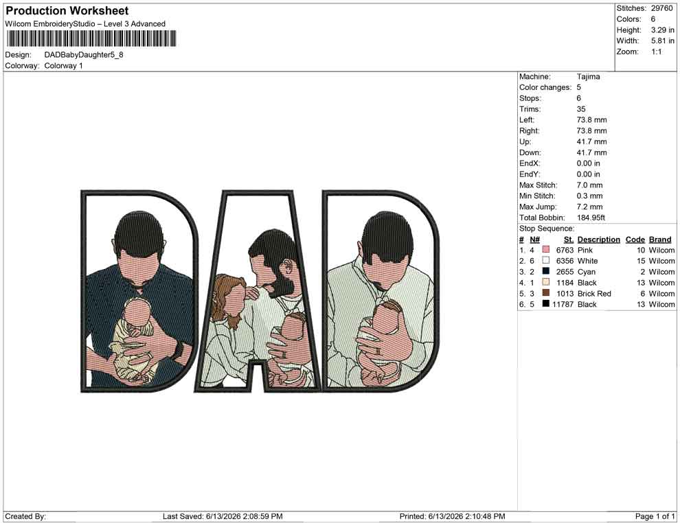 DAD Baby Daughter