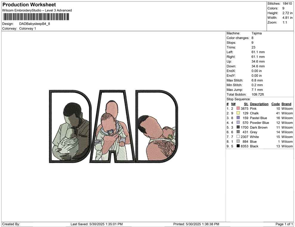 DAD Baby sleep B