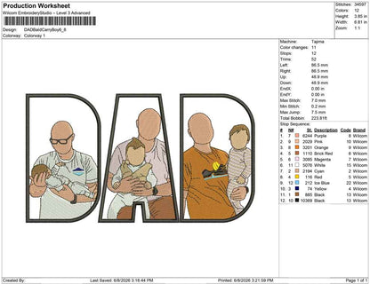 DAD Bald Carry Boy