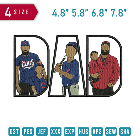 DAD Baseball Boy