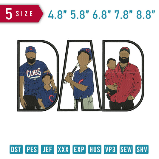 DAD Baseball Boy