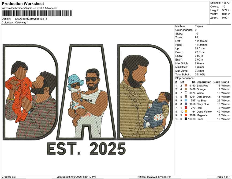 DAD Beard Carrry baby B