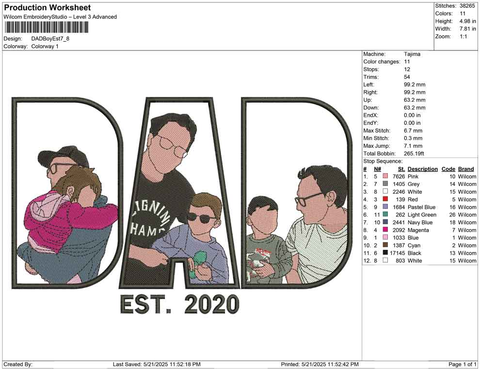 DAD Boy Est