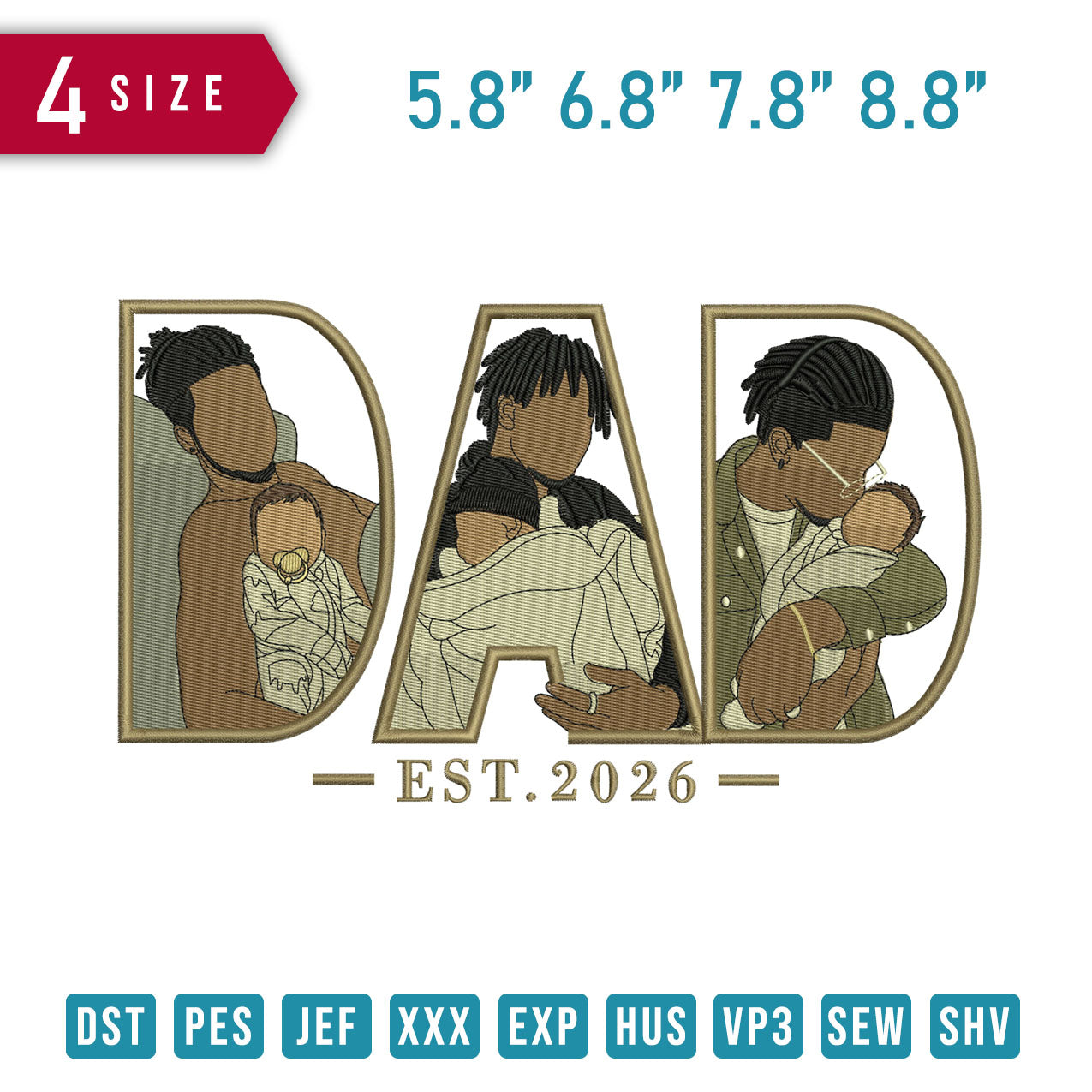DAD Brown Baby Kiss