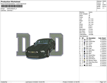 DAD Car Black