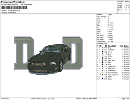 DAD Car Black