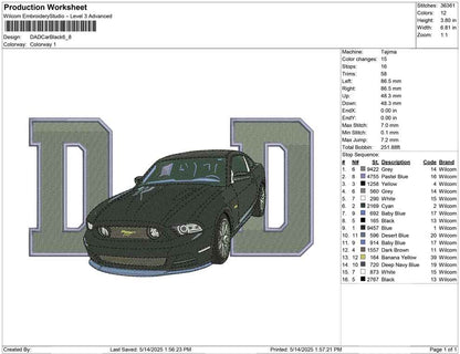 DAD Car Black