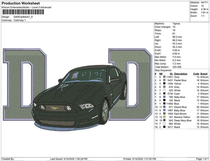 DAD Car Black
