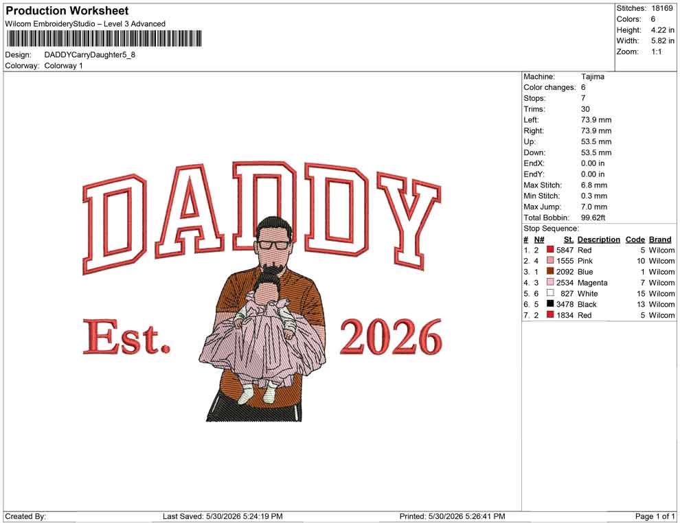 DADDY Carry Daughter