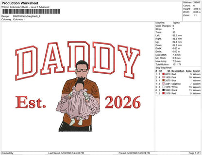 DADDY Carry Daughter