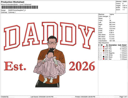 DADDY Carry Daughter