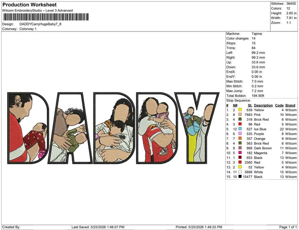 DADDY Carry Huge Baby