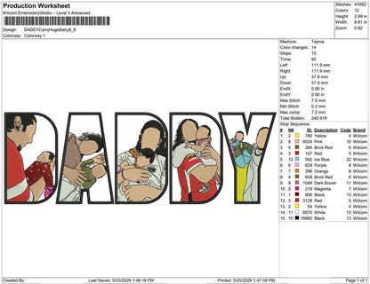 DADDY Carry Huge Baby