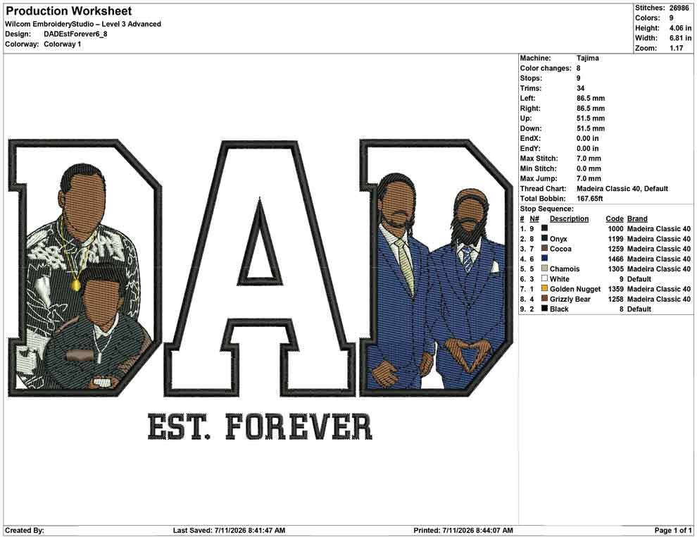 DAD Est Forever