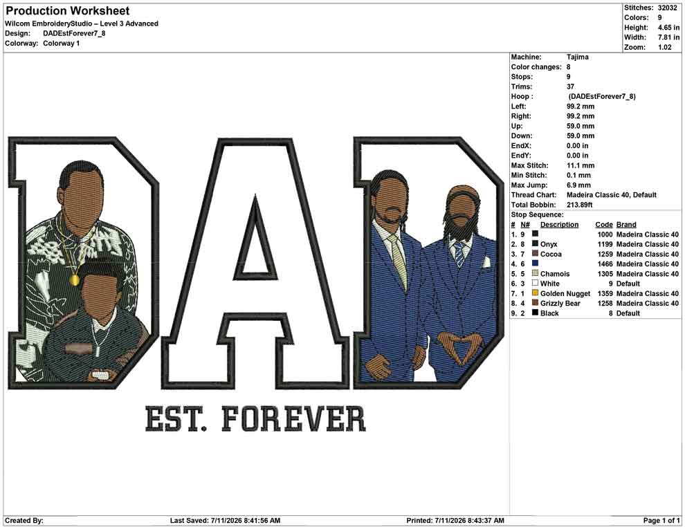 DAD Est Forever