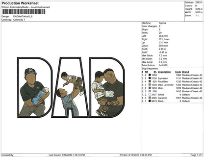 DAD Hat Tattoo