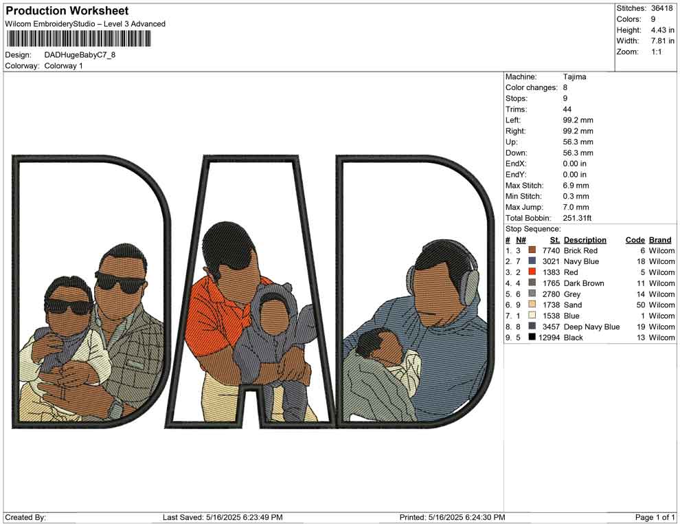 DAD Huge Baby C