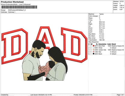 DAD Husband Wife Baby