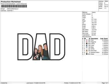DAD Just A family