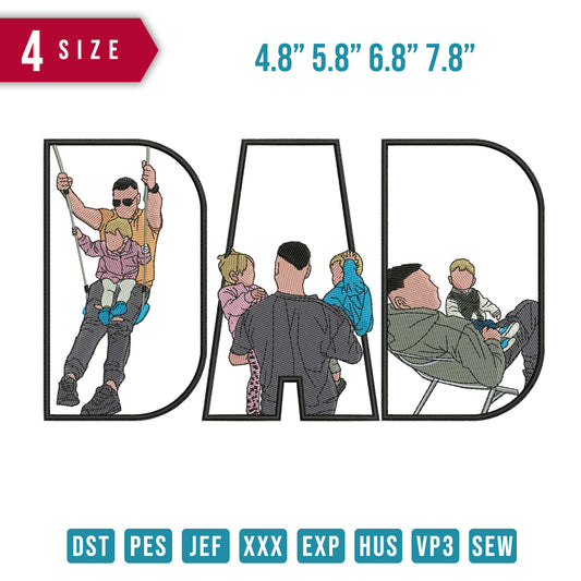DAD Playing Children