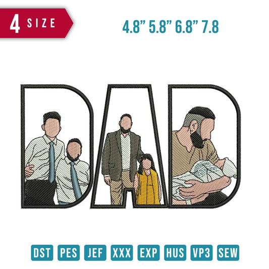 DAD Son Daught Baby