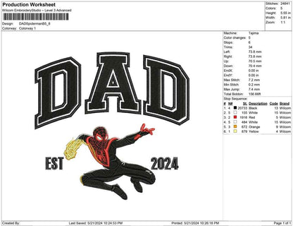 DAD Spiderman B