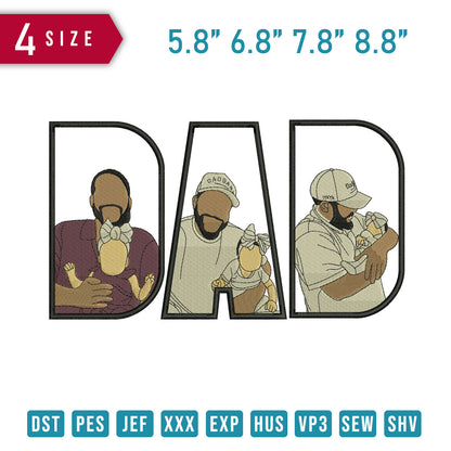 DAD White Hat Daughter