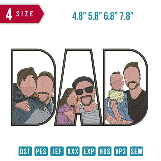 DAD mustache
